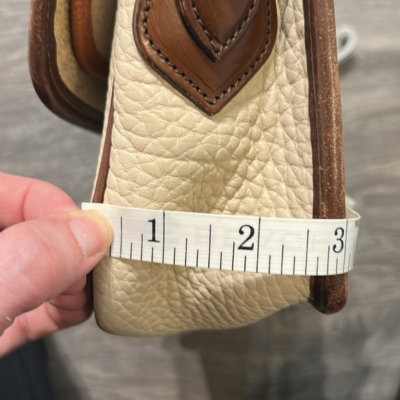 Vintage Dooney & Bourke All Weather Raw Leather
Carrier Shoulder Bag Crossbody - Picture 9 of 17